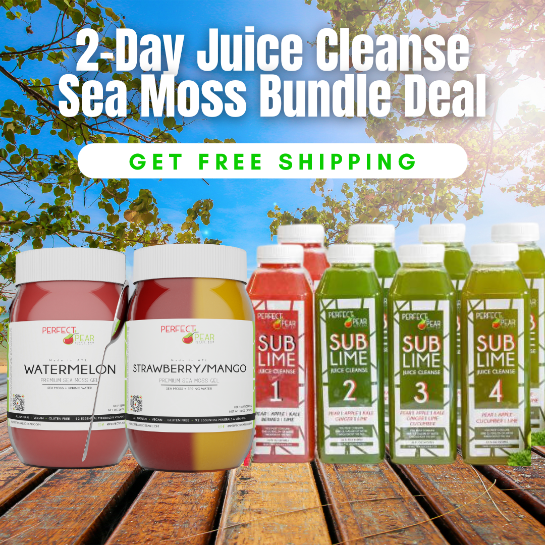 2-Day Juice Cleanse -2 Jars of Sea Moss Deal