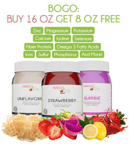 BOGO Sea Moss Deal (Buy 1 - 16 oz Get 1 - 8 oz Free) – Your Fitness & Immunity Powerhouse