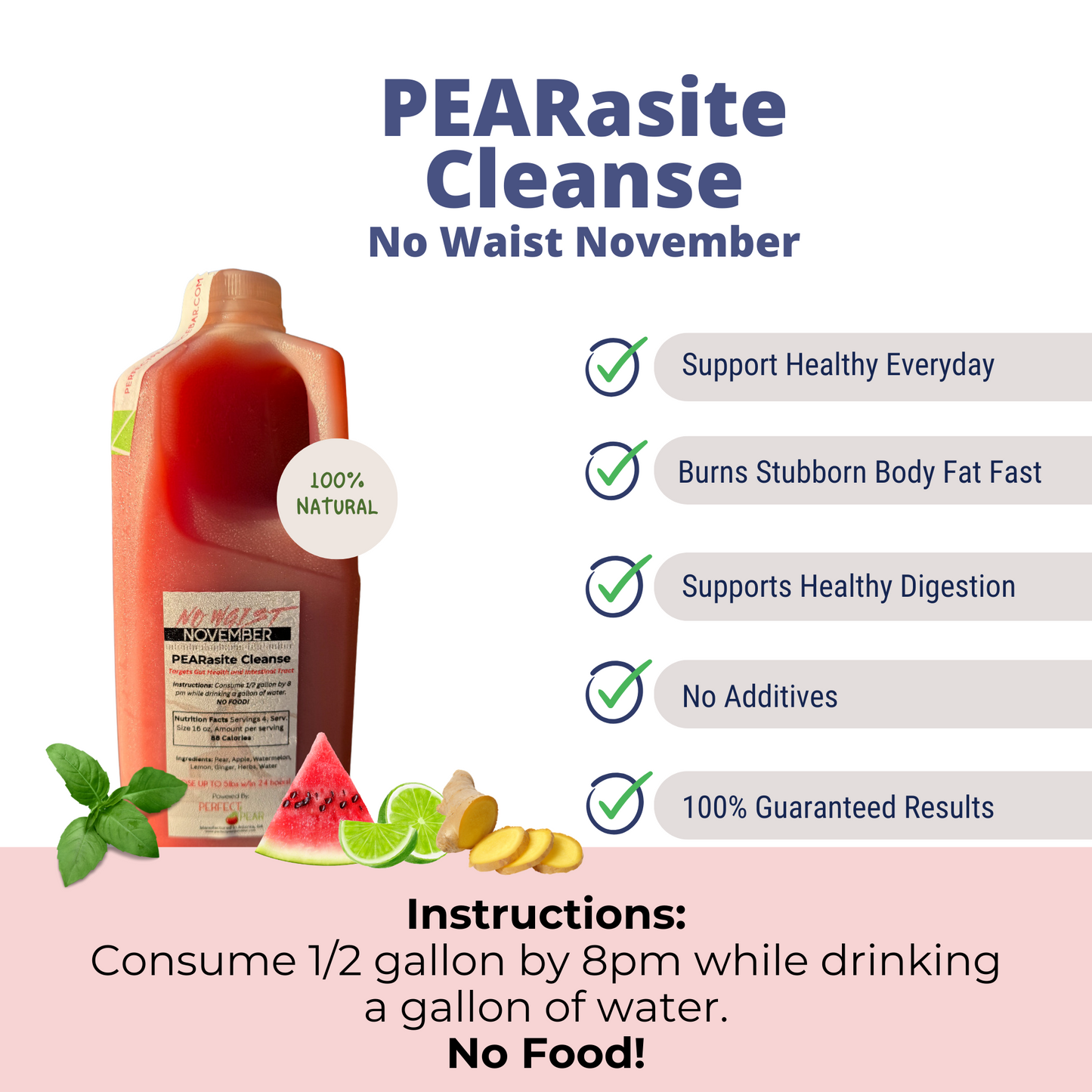 PEARasite Cleanse - IAMSTEELEFIT